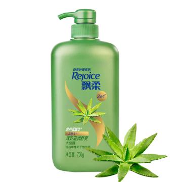 飘柔/REJOICE 洗发露，750g 日常护理双效滋润舒爽型 售卖规格：1瓶