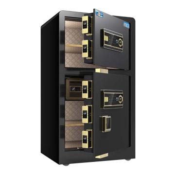 虎牌 保险柜博瑞系列双门，BGX-M/D-80S 80cm指纹密码 钢琴黑 售卖规格：1台