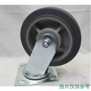 环岛 5寸耐高温尼龙万向刹车轮，05HQB125SA 125*50 售卖规格：1个