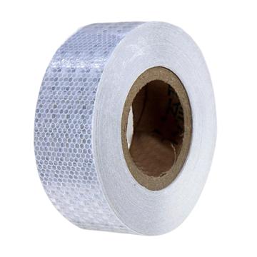 鸣固 反光警示胶带，【晶格 单色白色】宽5cm长25m/卷 售卖规格：1卷