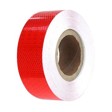 鸣固 反光警示胶带，【晶格 单色红色】宽5cm长25m/卷 售卖规格：1卷
