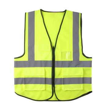 成楷科技 反光背心工地道路施工维修仓储物流安全马甲，CKB-Y120141-XL 荧光黄 售卖规格：1件