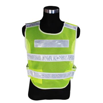 谋福 LED带灯反光马甲，施工环卫反光衣（带灯款，反光背心），CNMF 8681 售卖规格：1件
