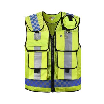 谋福 反光背心，多功能网眼反光马甲，交通安全防护服，WMJ01款 XL 售卖规格：1件