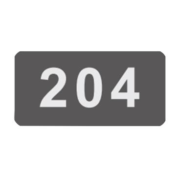 典亮 办公室门牌索引，100*50毫米亚克力烤漆，图文丝网印刷，背胶 售卖规格：1块