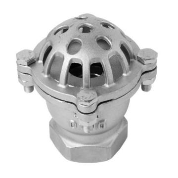 谦华智科 304不锈钢升降式内丝螺纹丝扣止回阀井底抽水底阀，H12W-6P-DN40:公称直径1.5寸-耐压PN6 售卖规格：1个