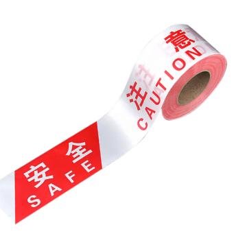 安赛瑞 一次性警戒线 8丝 5cm*100米 警戒线 PE（聚乙烯），EA100261 售卖规格：1个