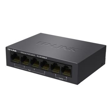 普联/TP-LINK POE交换机，TL-SF1006LP 6口百兆POE交换机 售卖规格：1台