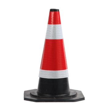 功成狮 PU橡塑反光路锥，圆形雪糕筒锥形桶，警示柱交通设施，65cm 约2KG，GSSC0118 售卖规格：1个