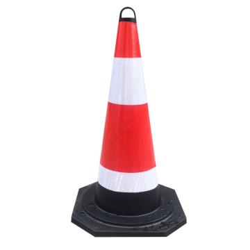 功成狮 橡胶提环路锥，交通反光锥路障，雪糕桶锥桶，680*350*350mm 约1.8KG，GSSC0135 售卖规格：1个