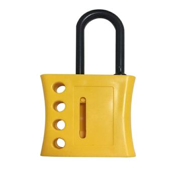 安赛瑞 绝缘安全锁钩，14727 工程塑料材质 锁梁Ф3mm 黄色 61×106mm 售卖规格：1把