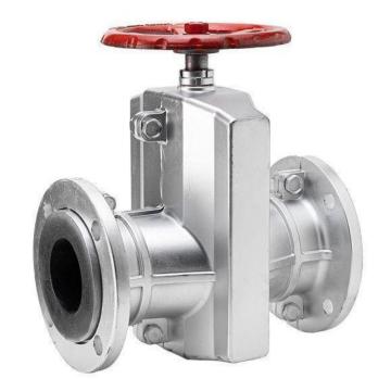 谦华智科 铝合金耐磨加强型带橡胶管手动管夹阀，GJ41X-6L-DN25：公称通径1寸-耐压力PN6 售卖规格：1个