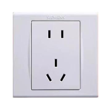 西门子/SIEMENS 二三极五孔插座，5UB06153NC012P 品宜系列 白色 售卖规格：1个