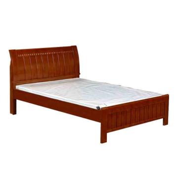 HiBoss 实木床小户型卧室家用床1.2米单人床+10厘米厚床垫，GJSP-135 2000*1200*960mm 售卖规格：1套