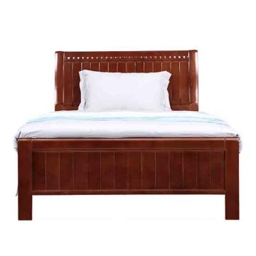 HiBoss 实木床双人床现代简约中式床经济型主卧1.8m床，GJSP-133 2000*1800*960mm 售卖规格：1张