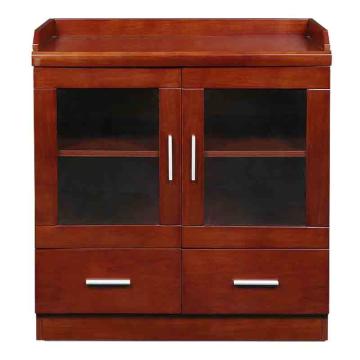 HiBoss 两门油漆茶水柜中式边柜，GJSP-82 800*395*800mm 售卖规格：1个