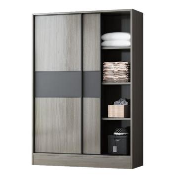 HiBoss 小户型主卧衣橱家用储物柜推拉门衣柜1.2米主柜，GJSP-204 1200*500*2000mm 售卖规格：1组