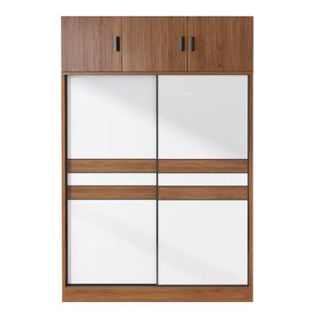 HiBoss 衣柜小户型柜子移门衣柜家用储物柜卧室1.2主柜+顶柜，GJSP-198 1200*550*1950mm 售卖规格：1组