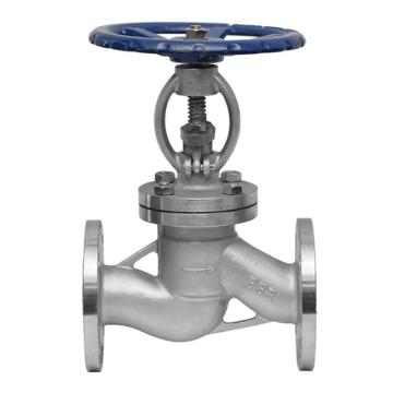 百普 316L不锈钢法兰截止阀，J41W-25RL-DN40 售卖规格：1台