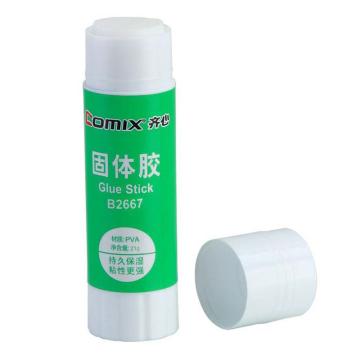 齐心 固体胶PVA，B2667-N绿 21g 售卖规格：1支