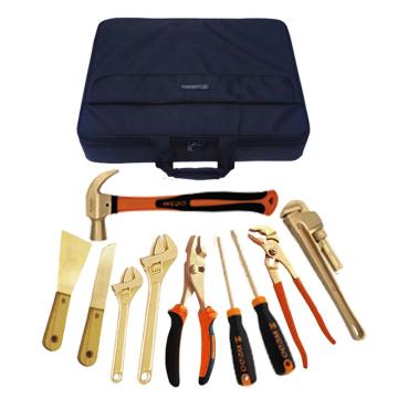 维度/WEDO 防爆10件套组合套装工具，ALU-10 售卖规格：1套