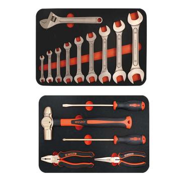 维度/WEDO 防爆15件套组合套装工具，BE05-15 售卖规格：1套