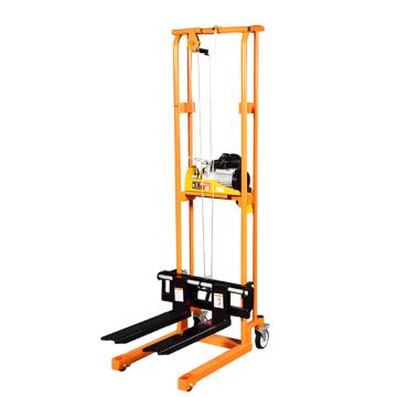 力拓中用 小堆高车，DWC40110 插电款，载重(KG)：400KG，升高(M)：1.1货叉长度650mm 售卖规格：1台