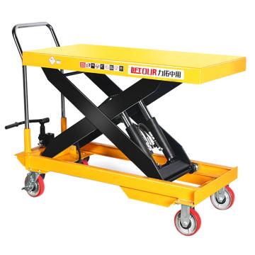力拓中用 手动平台车，PTD2000 载重(KG)：2000KG ，升高(M)：1，加重大平台 售卖规格：1台