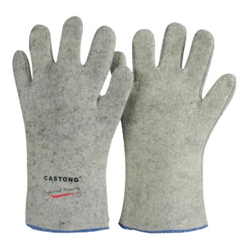 卡司顿/CASTONG 隔热手套，GKKK35-33 电焊版 M码，200°耐高温手套 5指 电焊版 售卖规格：1副