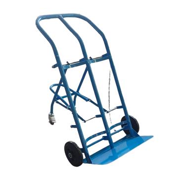 功成狮 双瓶可折叠气瓶车，GMCG0002 TY130普通碳钢喷塑适用Φ140-300mm气瓶 售卖规格：1台