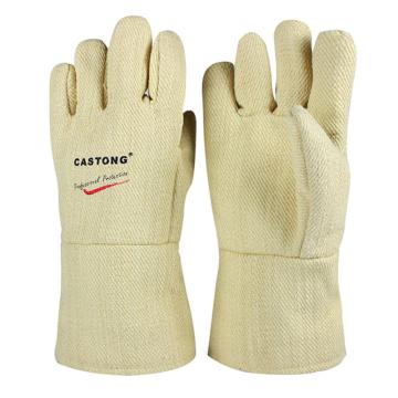 卡司顿/CASTONG 隔热手套，YAAA15-34 500+°耐高温手套，黄色 售卖规格：1副