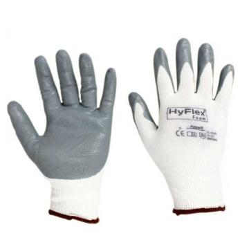 安思尔/Ansell 丁腈涂层手套，11800090 HyFlex Foam白色丁腈涂层手套 售卖规格：1副