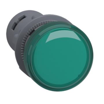 施耐德 XA2EV塑料系列指示灯，XA2EVF3LC AC110V 绿色 售卖规格：1个