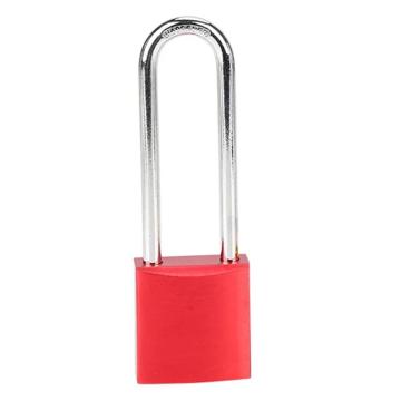 炬芯 铝合金挂锁 不通开 锁体宽38mm 锁钩净高76mm 红色，AL9391D-C 售卖规格：1个