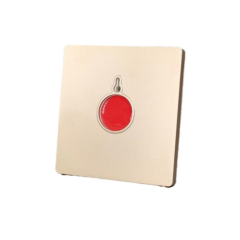 梅兰日兰/MIWHD 暗装86型金色紧急报警按钮，MLRL11-2 220V  10A 售卖规格：1个