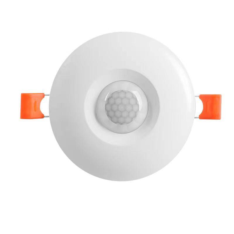 梅兰日兰/MIWHD 嵌入式带强启人体感应开关四线，MLRL07-2 220V  10A 售卖规格：1盒