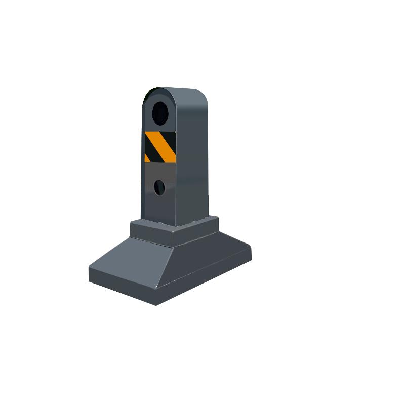 夜莺 机非道路护栏，JFDLHL-S082 0.8m高立柱×板厚2.0mm 售卖规格：1套