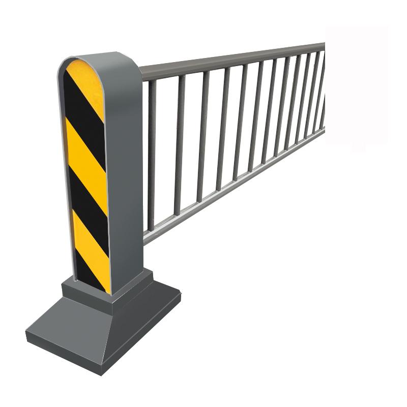 夜莺 机非道路护栏，JFDLHL-Q12 浅灰杆镀锌钢-双管1.2m高×3m宽 售卖规格：1套