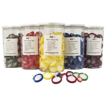 亚速旺/Asone 尼龙针头滤器，φ25mmφ0.45μm，CC-4527-04 售卖规格：100只/包