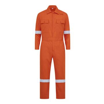 Raxwell 夏季工作服套装，RW8792 全棉，长袖连体服，桔色，175 售卖规格：1套