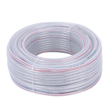 米星 PVC水管纤维增强软管 蛇皮管 自来水塑料水管，4分内径16mm-厚度2.5mm-20米 售卖规格：1卷