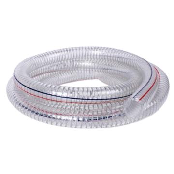 米星 （MX-GS01）PVC透明钢丝增强软管 输油泵液压管耐高温塑料下水管，内径45mm外径52mm长度50米 售卖规格：1卷