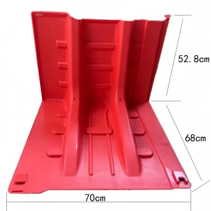 京势 L型防洪防汛挡水板ABS塑料，52.8*68*70cm  售卖规格：1个