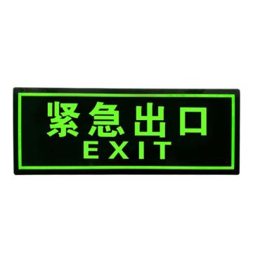 安赛瑞 安全出口 PVC 14×36cm，1K00105 售卖规格：1张