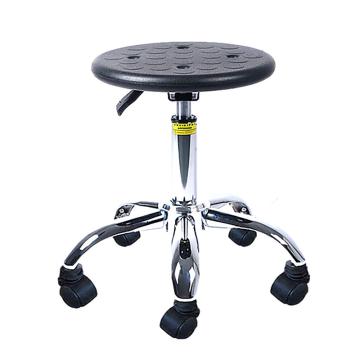 Raxwell 佰斯特联名 防静电聚氨酯圆凳,440-580mm,防静电轮,椅面带防滑花纹(不含安装)，散件发货Y-1A，RHSA0015 售卖规格：1把