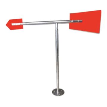 安赛瑞 风向标 不锈钢 15x20cm长65cm 高度50cm，1H00397 售卖规格：1个