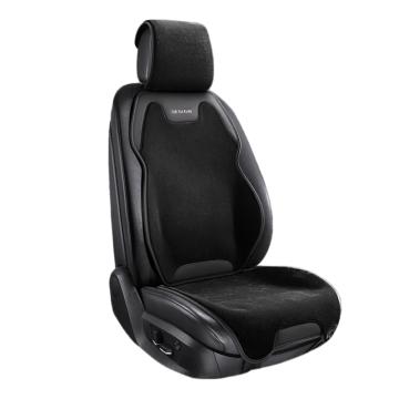 功成狮 毛绒汽车坐垫，GUFD0227 HFMRQCZD-01，【五座标准版】爵士黑 售卖规格：1套