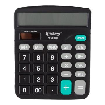 晨光 双电源12位桌面型计算器，ADG98837（大包装） 售卖规格：20个/盒