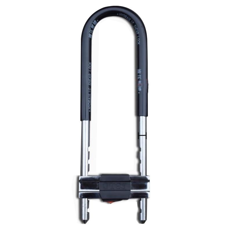 月桐 玻璃门U型锁，YT-XCXLSUO 通开 锁体总长350mm 可锁距离200-270mm 350*75*17mm 售卖规格：1套