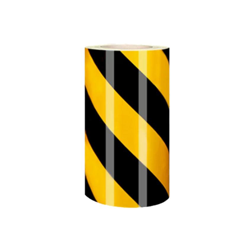 月桐 反光警示胶带，YT-XJD05 25cm×45.7m 黄黑斜纹 售卖规格：1卷